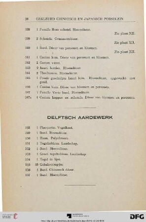 Delftsch Aardewerk (Nr. 348-357)