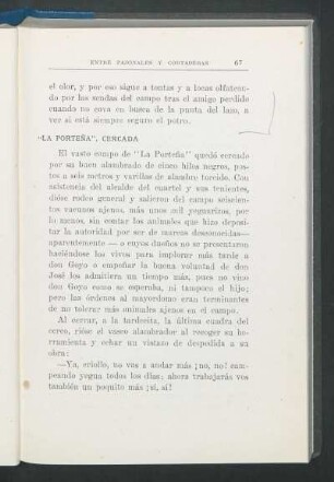 "La Porteña", cercada
