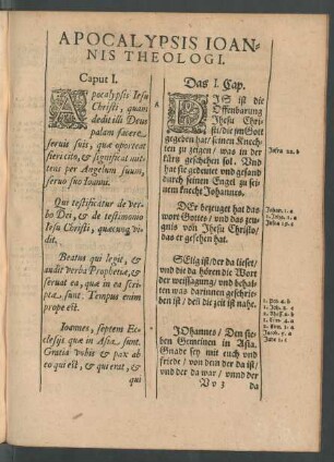 Apocalypsis Ioannis Theologi.