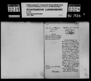 Schuldenwesen der Teilgemeinden Hetzenhof und Unterkirneck, Gemeindebezirk Lorch