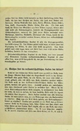 11. Welches sind die volkswirtschaftlichen Kosten der Güter?