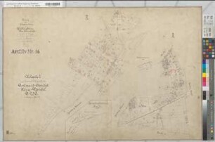 Dortmund - Körne - Wambel (Dortmund), Zusammenlegung Dortmund Nord-Ost, Bl.6 Urkarte 1 Körne Flur 2