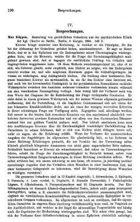 190-200, IV. Besprechungen