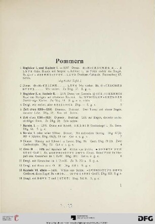 Pommern (Nr. 1-486)