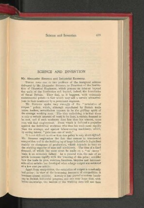 Science and Invention.