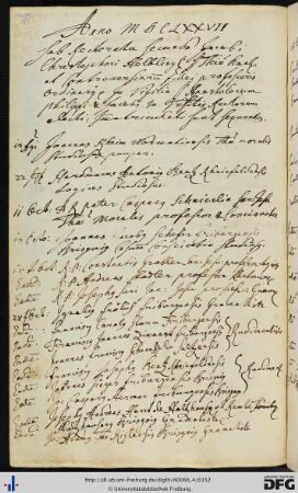 [fol. 75] Rektorat Jakob Christoph Helbling 1677