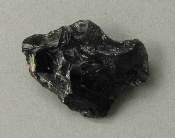 Arrowhead made from obsidian