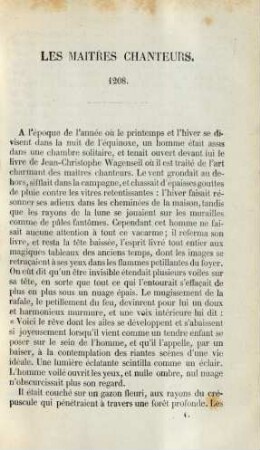 Les maîtres chanteurs. 1208.