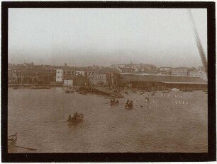 Hafen, berut vom Schiff