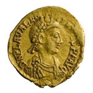 Münze, Tremissis, 455 n. Chr.