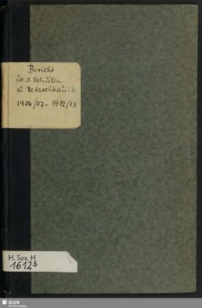1911/12(1912): Jahresbericht der Schulen zu Netzschkau : Schuljahr ...