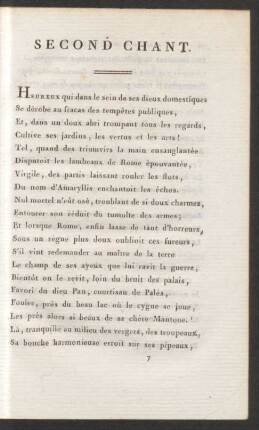 Second Chant
