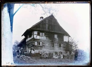 Bauernhaus, Holz; abgebrochen