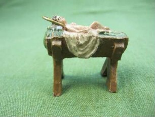 Krippenfigur, Jesuskind in der Krippe