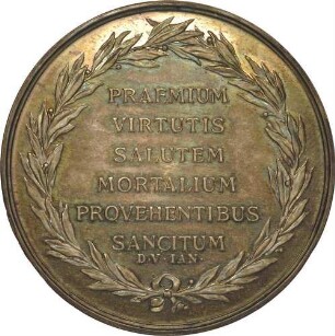 Cothenius Medaille - Kaiserlich Leopoldinisch-Carolinische Deutsche Akademie der Wissenschaften / Leopoldina - Revers