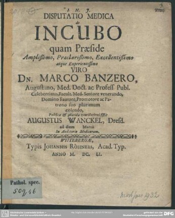 De incubo