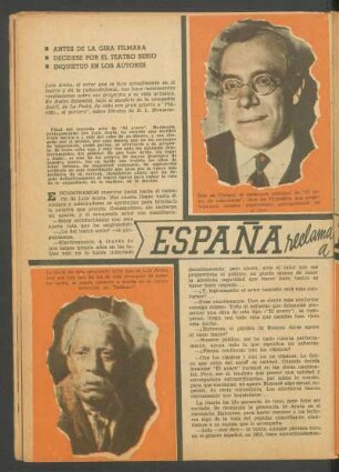 España reclama a Luis Arata
