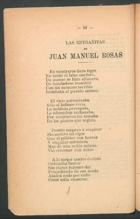 Las entrañitas de Juan Manuel Rosas