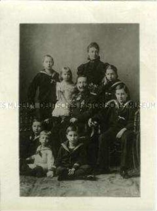Wilhelm II. im Kreise seiner Familie
