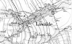Lawalde. Meßtischblatt, Sekt. Neusalza, 1883