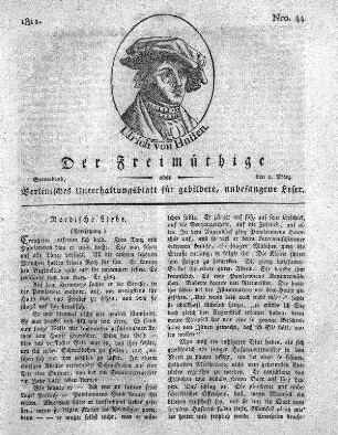 Nro. 44, Sonnabend, den 2. März 1811