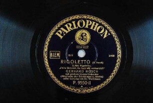 Rigoletto : 2. Akt, Rigoletto: "Feile Sklaven, ihr habt sie verhandelt" / (G. Verdi)
