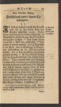 Der Vierdte Absatz