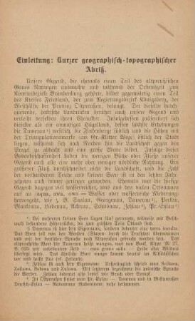 Einleitung: kurzer geographisch-topographischer Abriß