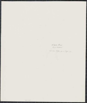 Icones Professorum Marpurgensium — Bildnis des Philipp Jakob Wilhelm Henke (1834-1896) — Rückseite