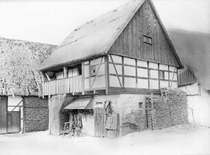 Crostwitz - Caseritz (obersorbisch: Kozarcy). Altes wendisches Gehöft