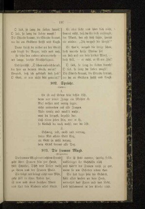 103. Die fromme Magd.
