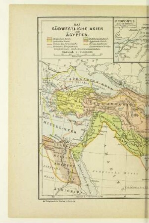 Das südwestliche Asien und Ägypten