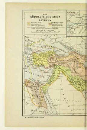 Das südwestliche Asien und Ägypten