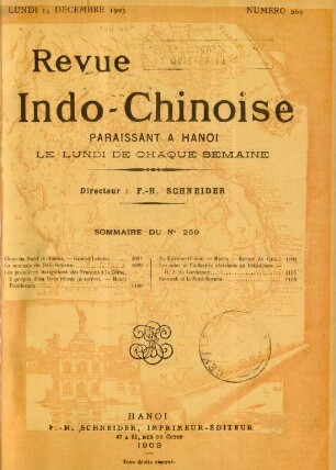 Lundi 14 Décembre 1903. Numéro 269