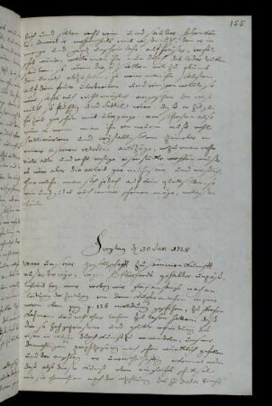 Freytag d 30 Jan. 1728