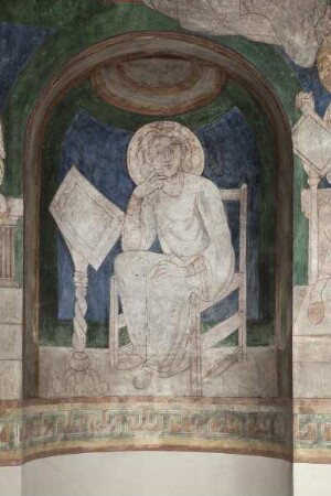 Szenen des Neuen Testaments — Christus als Weltenrichter mit Aposteln, Heiligen und Evangelisten — Apostel Paulus