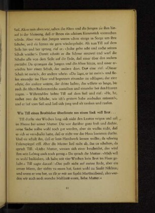 Wie Till einen Brotbäcker überlistete um einen Sack voll Brot...