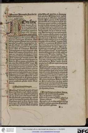 Non sine causa factum esse certo scio quod dipthonganda vocabula scire te velle intelligo