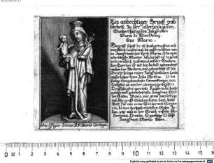 Ein andechtiger Grueß und Gebett, zu der allerheiligisten, Wunderthätigisten Jungfrawen Maria Zu Alten Oeting : Ave Maria