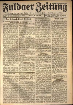 Ausgabe vom Mittwoch, den 25. Juli 1928.