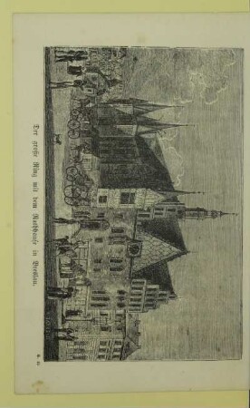 Der große Ring mit dem Rathhause in Breslau