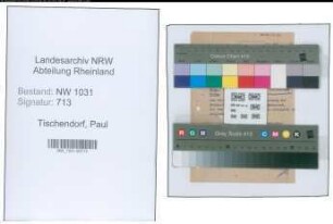 Entnazifizierung Paul Tischendorf , geb. (Stadt)