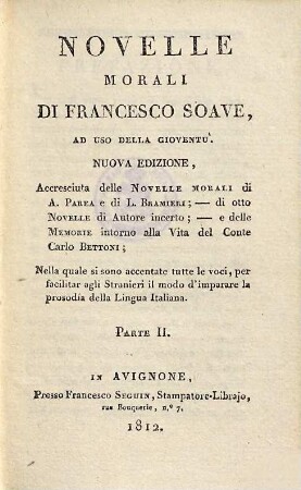 Novelle morali di Francesco Soave : ad uso della gioventù, 2