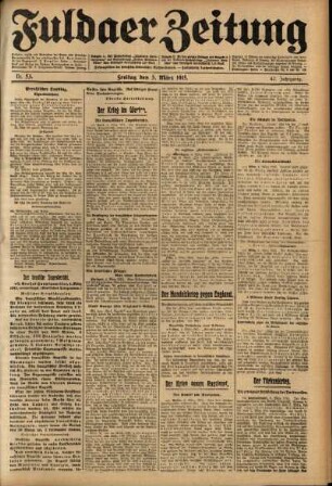 Ausgabe vom Freitag, den 05. März 1915.