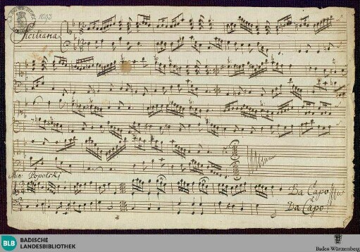 2 Keyboard pieces - Mus. Hs. 1093 : keyb