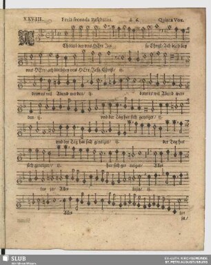 XXVIII. Ach bleib bei uns Herr Jesu Christ