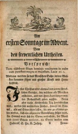 Predigten auf alle Sonntage des ganzen Jahres : vier Jahrgänge, 2,1