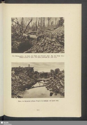 Esnes, der Schauplatz heftigen Ringens im Frühjahr und Herbst 1916