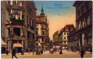 Leipzig : Eingang zur Petersstraße