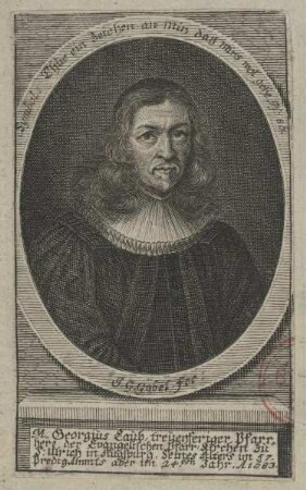 Bildnis des Georgius Laub